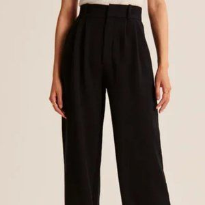 Wide Leg Black Trouser